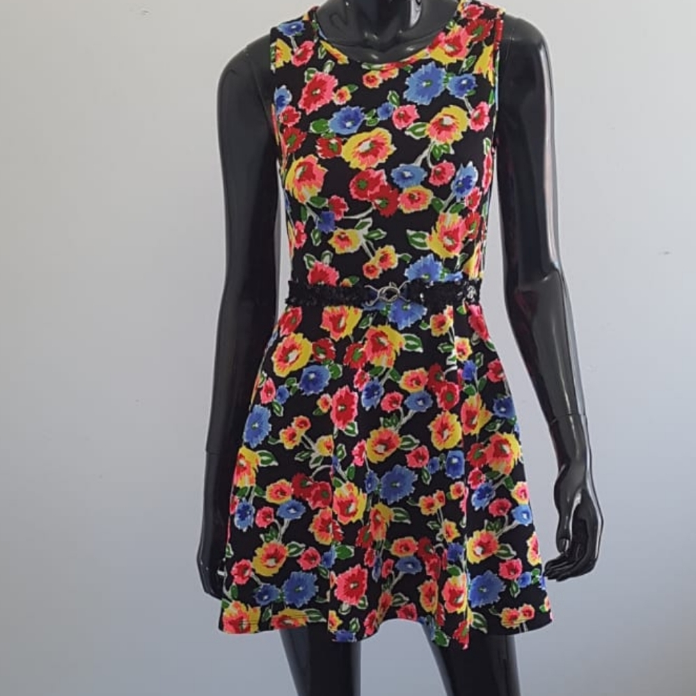 Ginger G Floral Teen Dress Midi Dress Size Youth Size 16   (K)